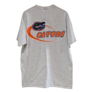 University of Florida Gators Vintage 90s Delta Pro Weight Gray Pocket T-Shirt L